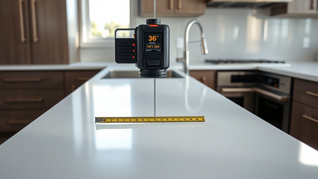 accurate counter height measurement