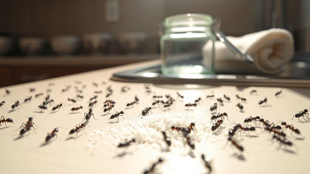 ants search for food