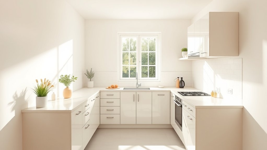 brighten small kitchen spaces