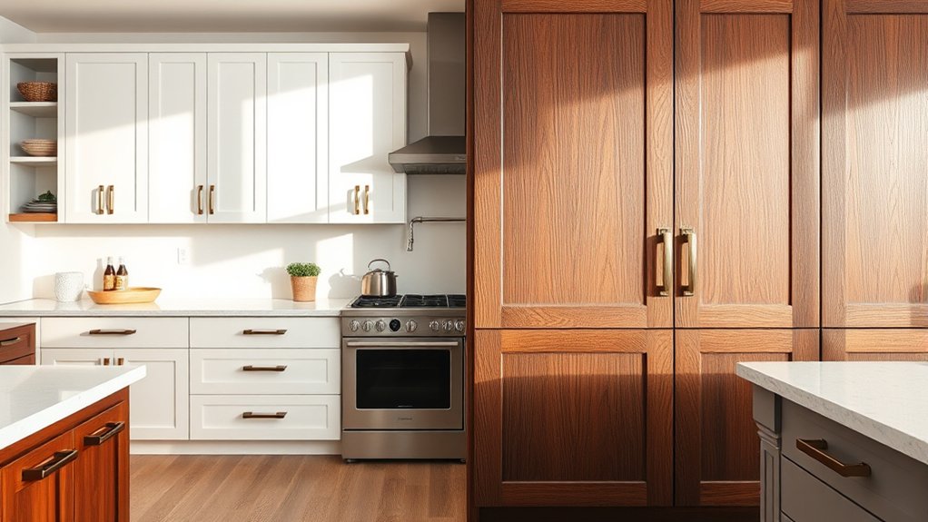 cabinet materials and style