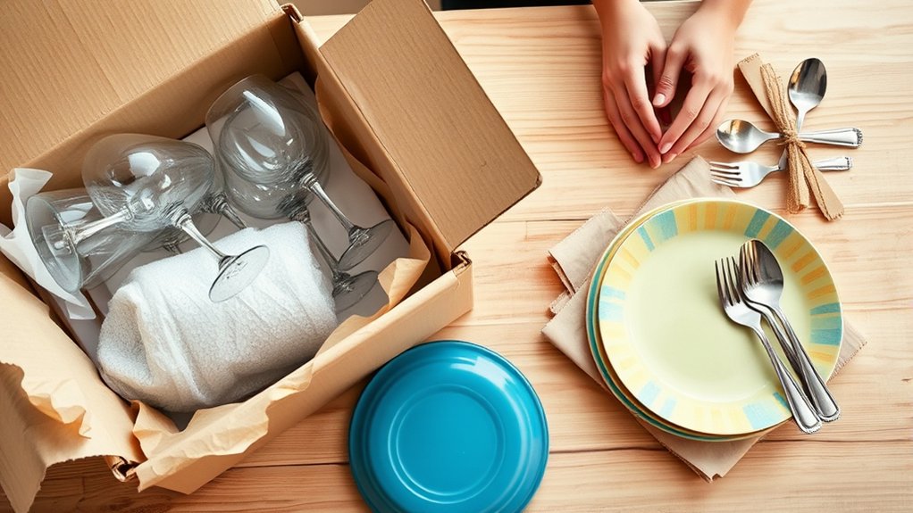 careful packing for safety