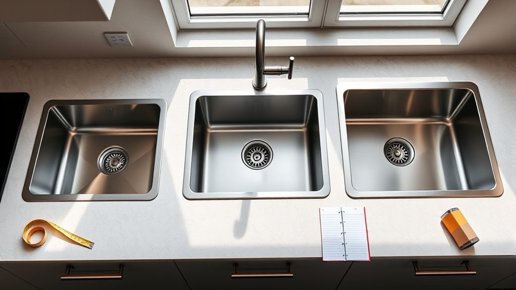 choosing the perfect sink size