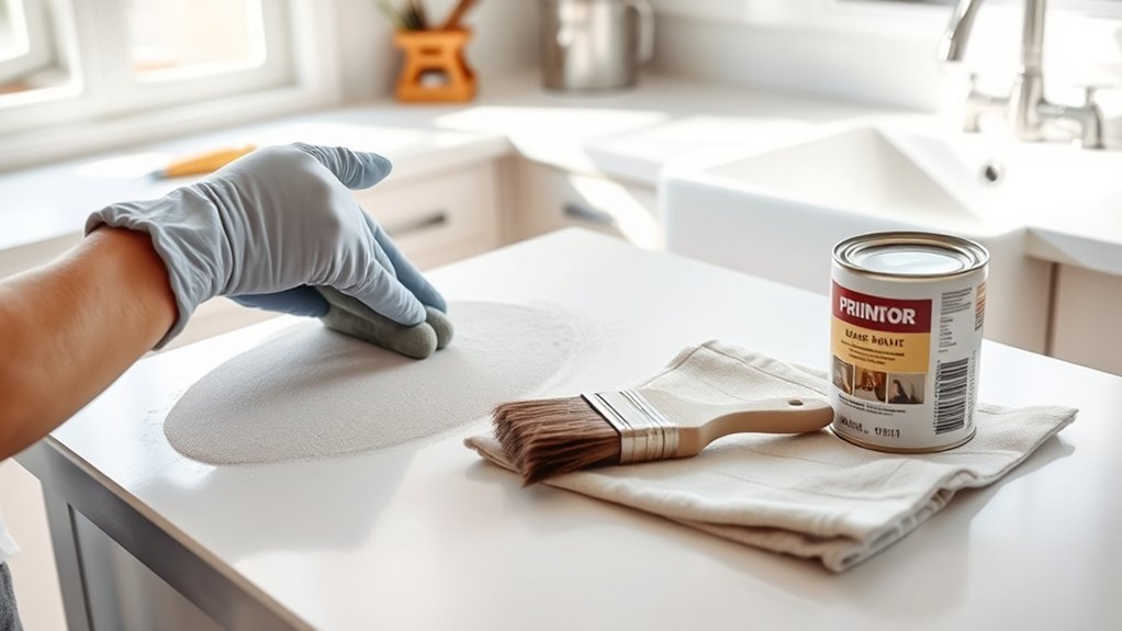 clean sand prime countertops