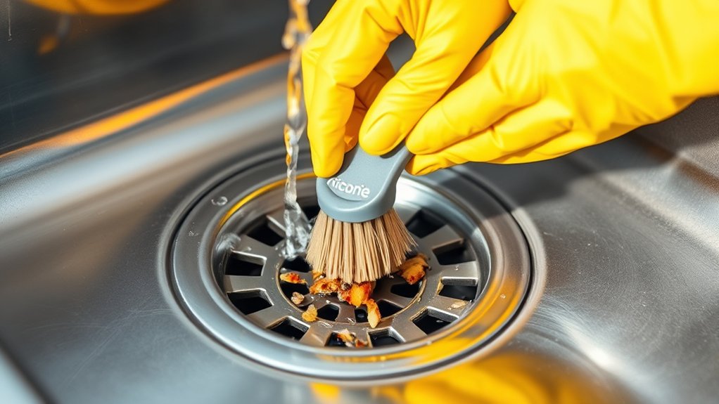 clear debris prevent odors
