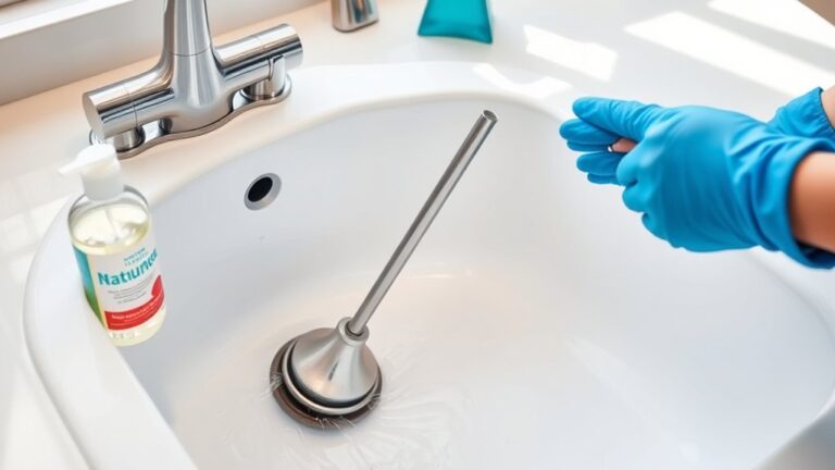 clear kitchen drain quickly