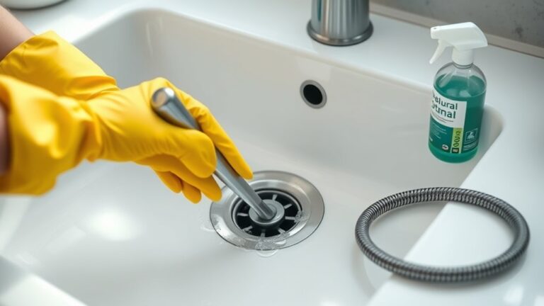 clear kitchen sink clog