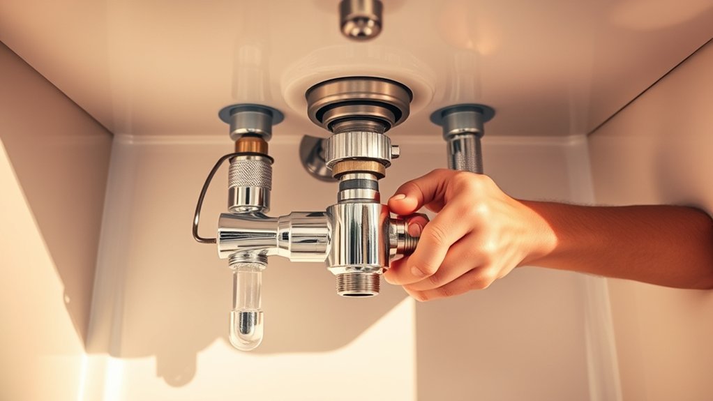 close valves check faucet