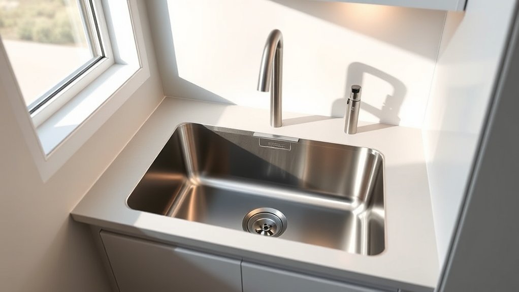 compact stylish durable sink