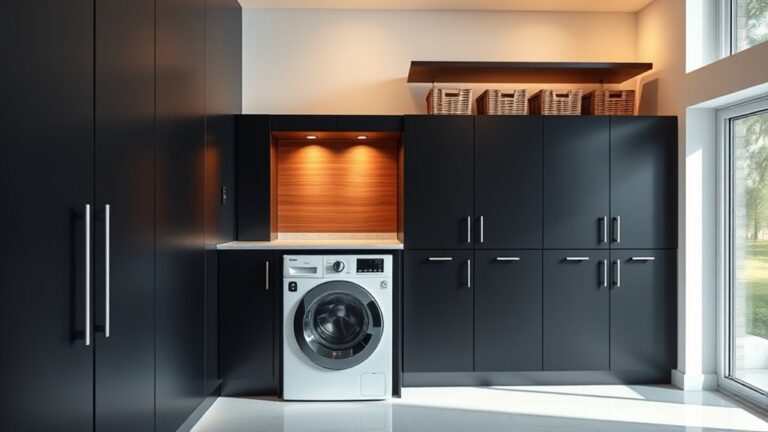 conceal laundry appliances effectively