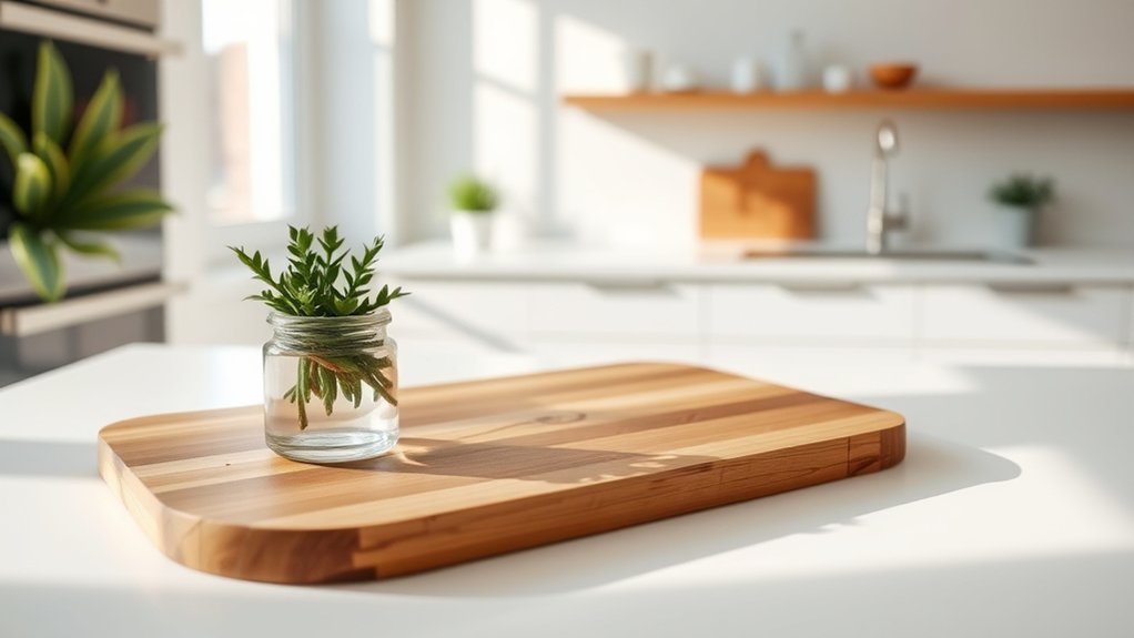 declutter and clean countertops