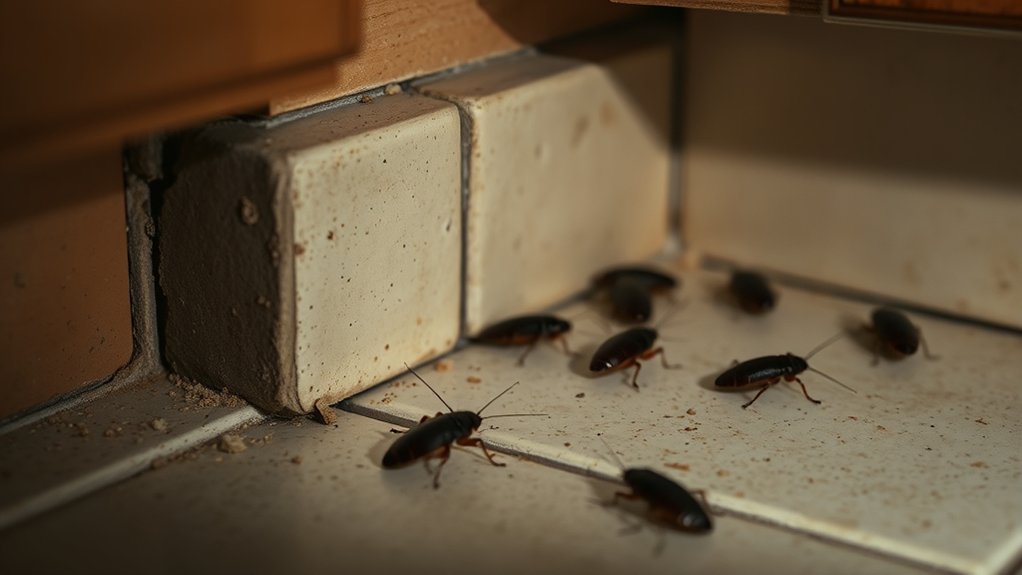 detect early cockroach signs