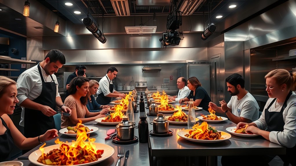dine during filming hours