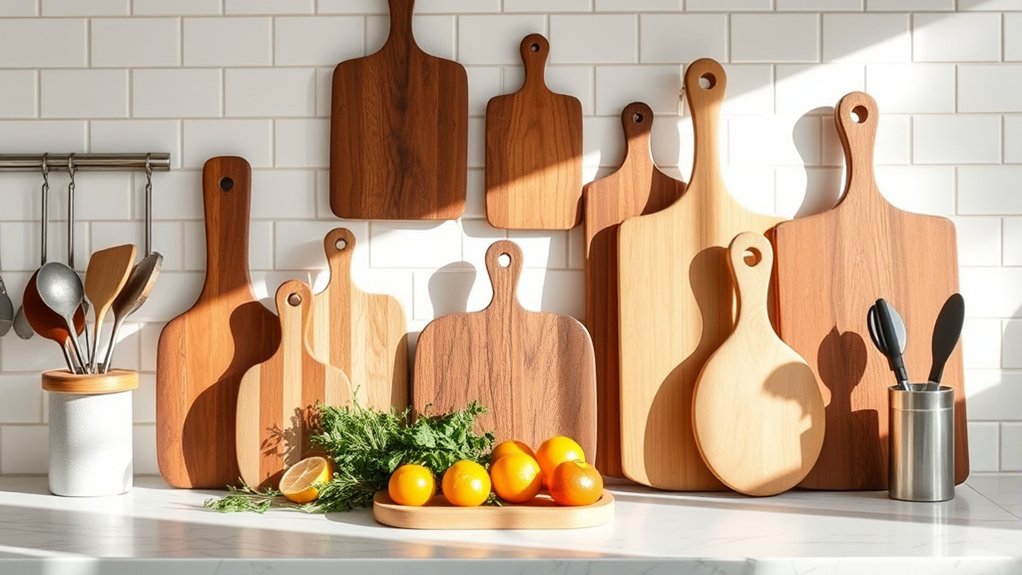 display cutting boards stylishly