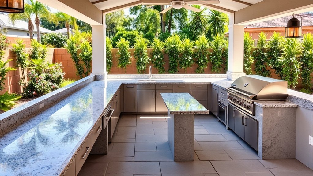 efficient accessible outdoor kitchen layout