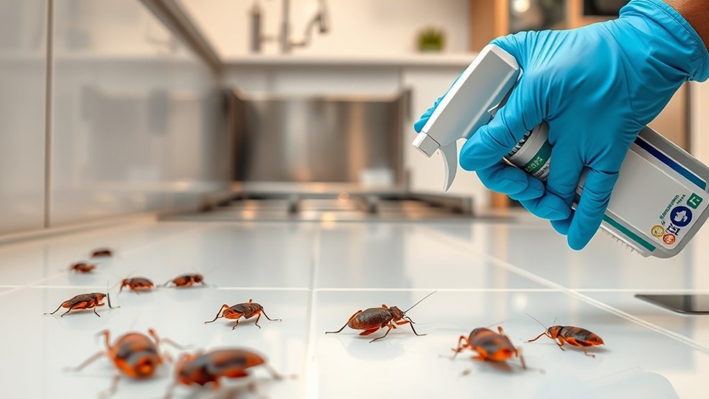 eliminate kitchen cockroaches quickly