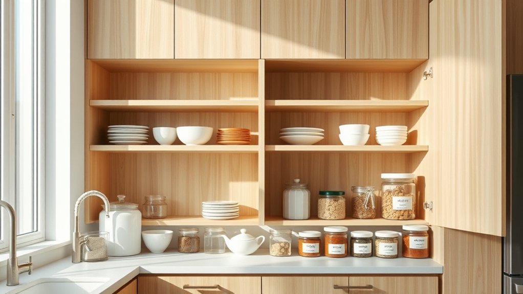 empty declutter categorize label