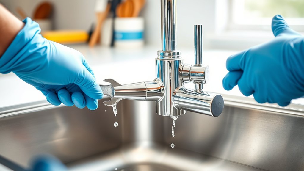 fix leaking faucet