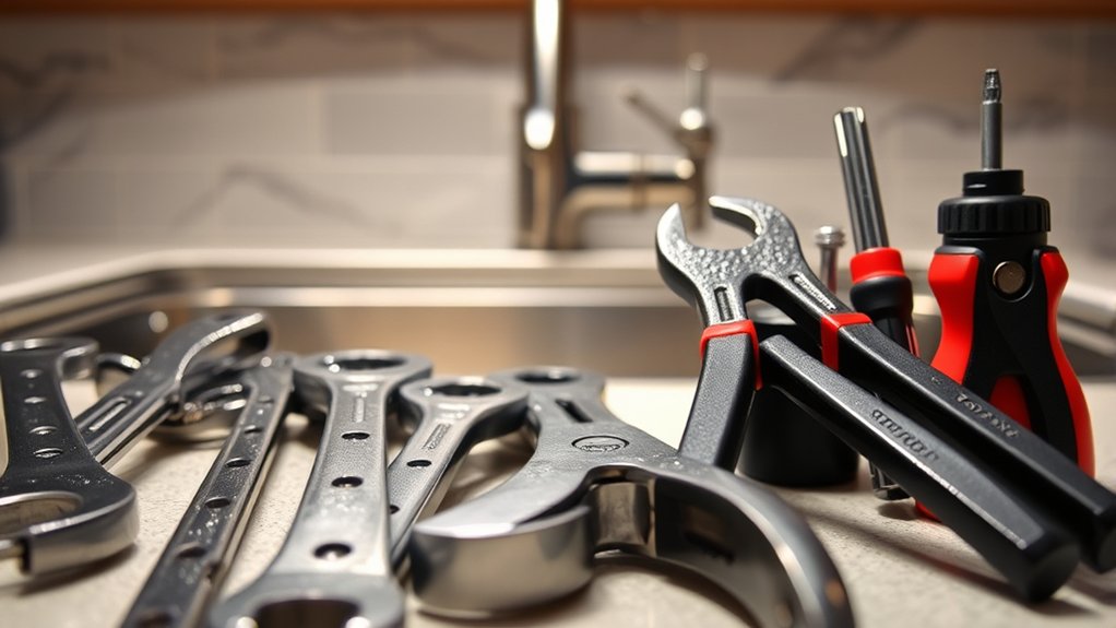 gather essential faucet removal tools
