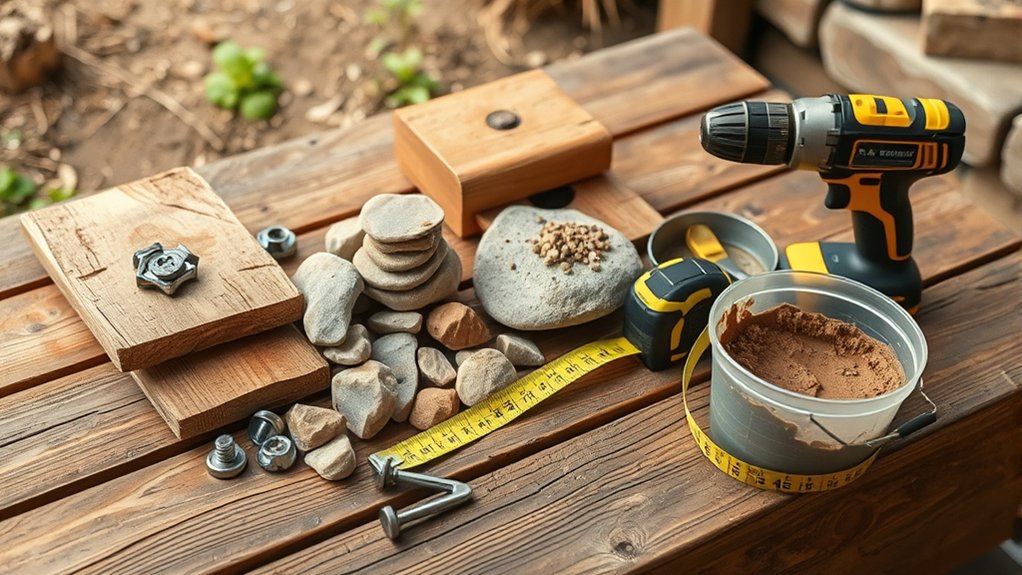 gather materials and tools