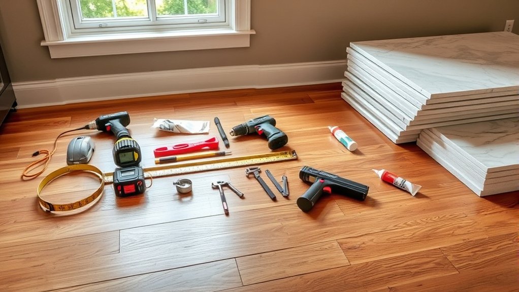 gather tools and materials