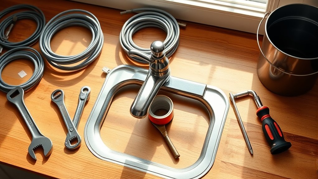 gather tools and materials