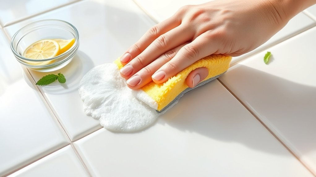 homemade natural tile cleaners