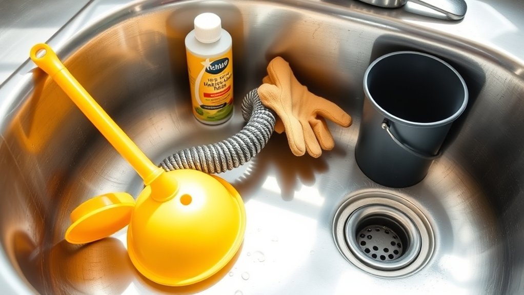 household unclogging essential tools