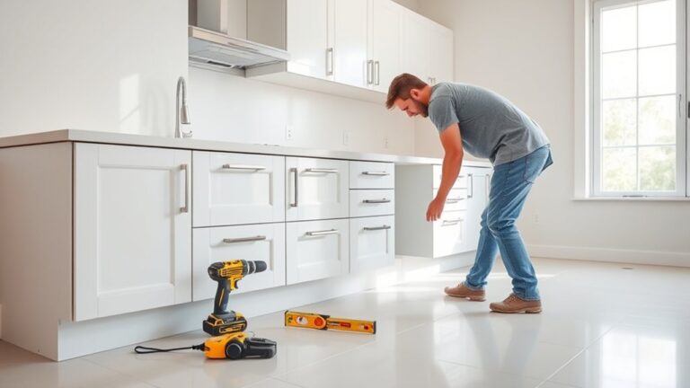 install kitchen cabinets easily