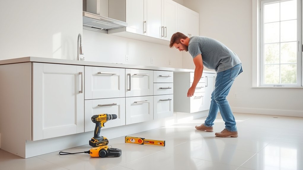 How to Install Kitchen Base Cabinets in 5 Easy Steps