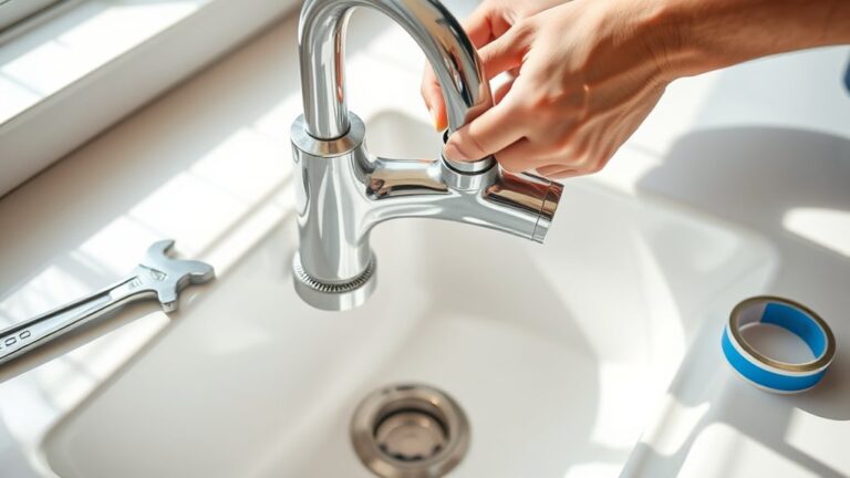 install kitchen faucet easily