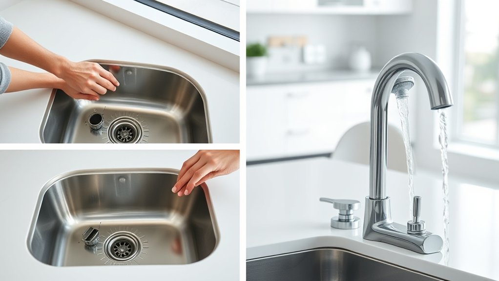 installing a sink easily