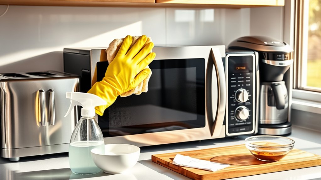 kitchen appliance cleaning tips