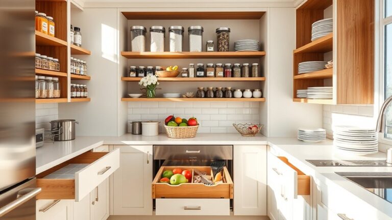 kitchen cabinet organization tips