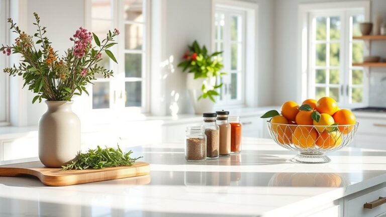 kitchen counter styling tips