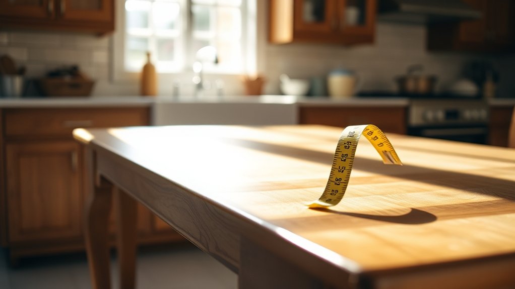 kitchen table height options