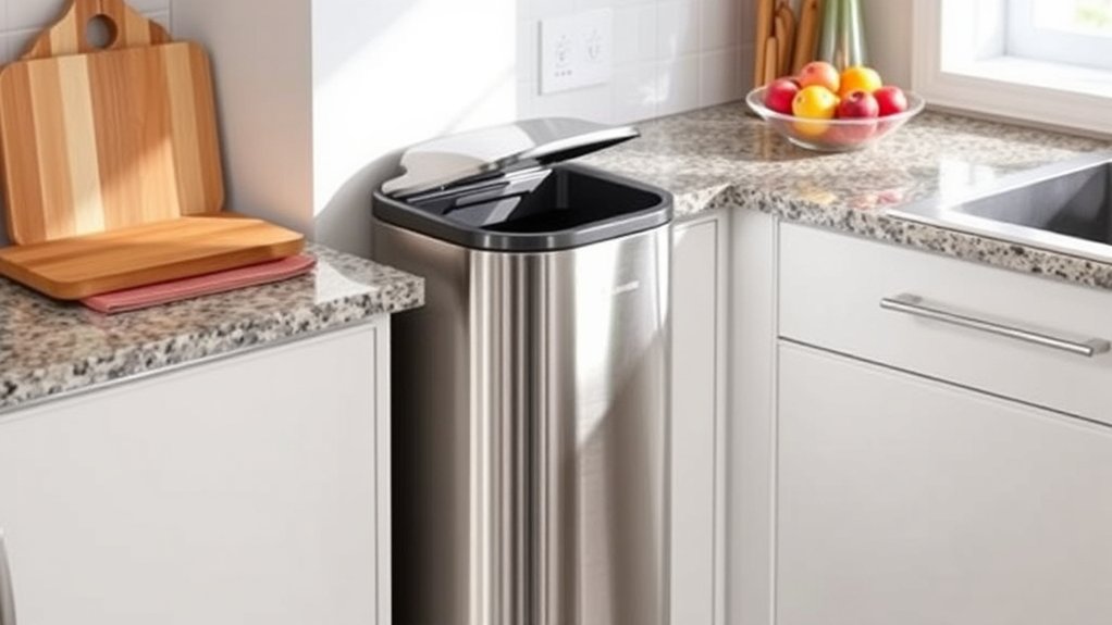 kitchen trash can sizes
