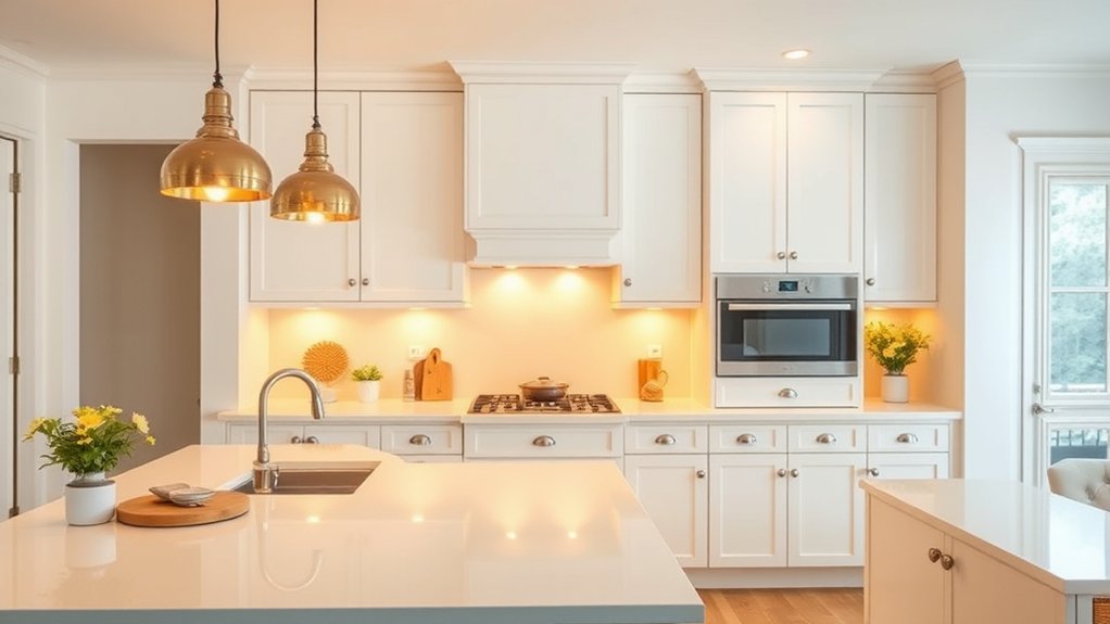 layered warm lighting ambiance