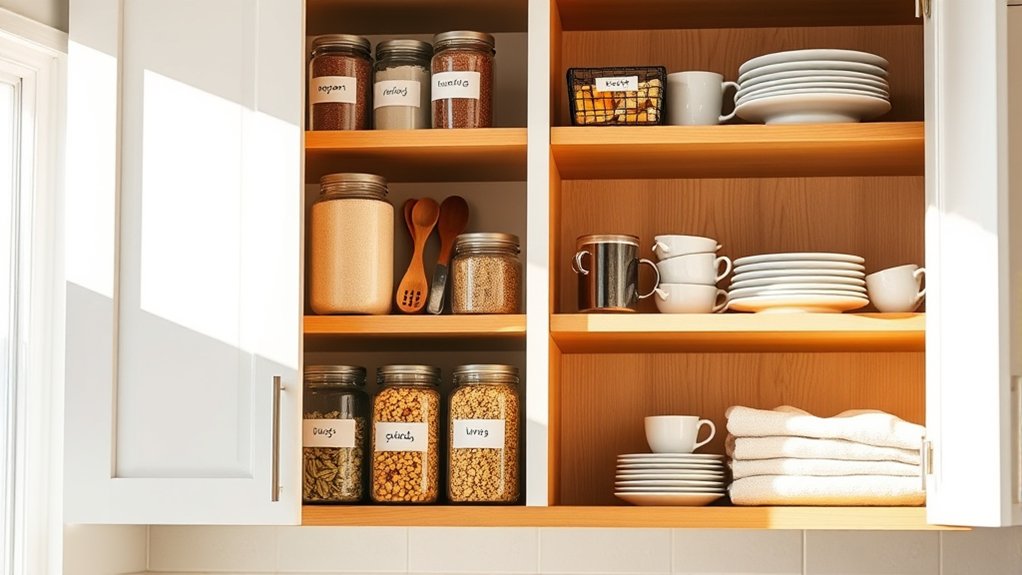 maintain organized kitchen habits