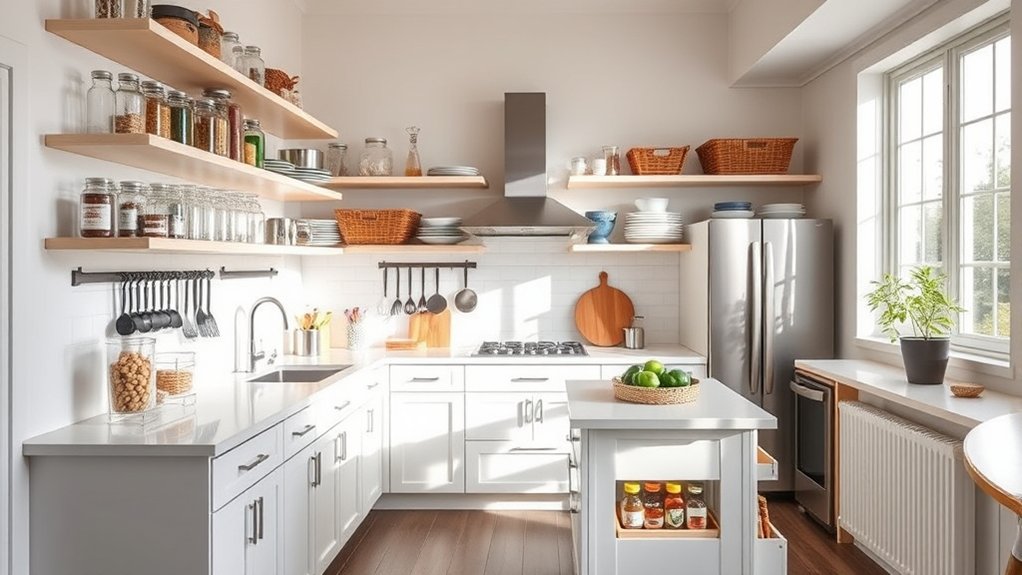 maximize kitchen storage space