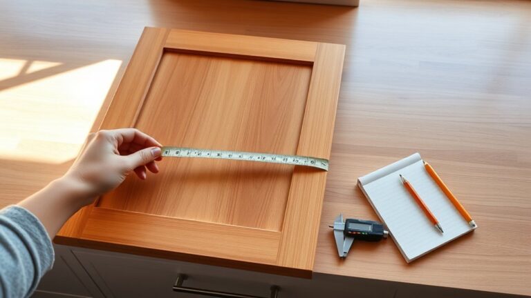 measuring cabinet doors accurately