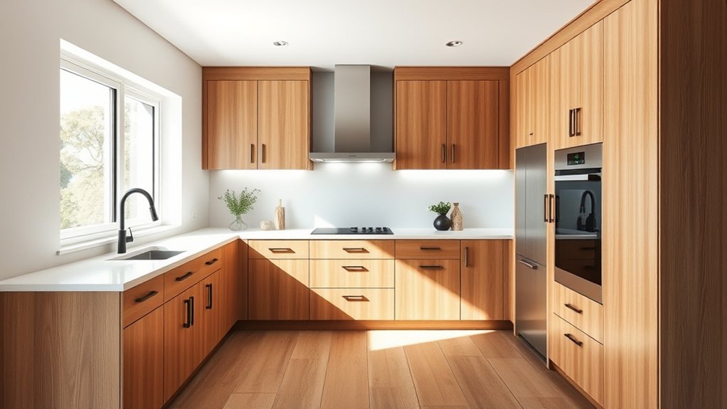 modern oak cabinet tips