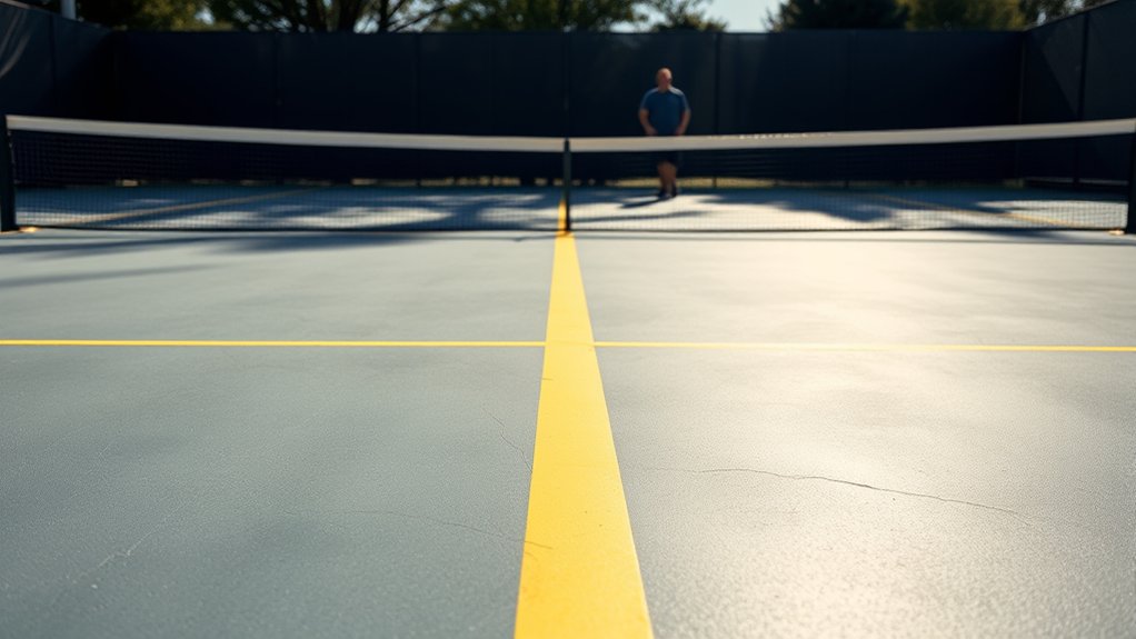 no volley zone boundary