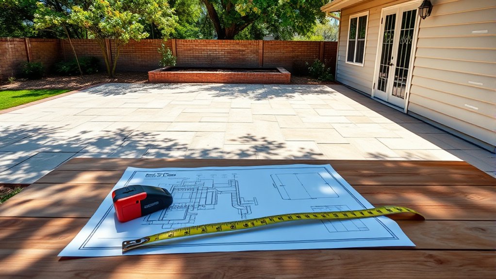optimal outdoor kitchen placement