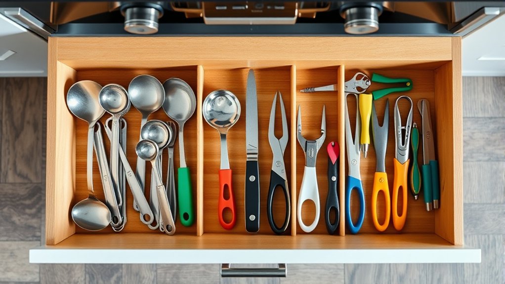 organize gadgets by function