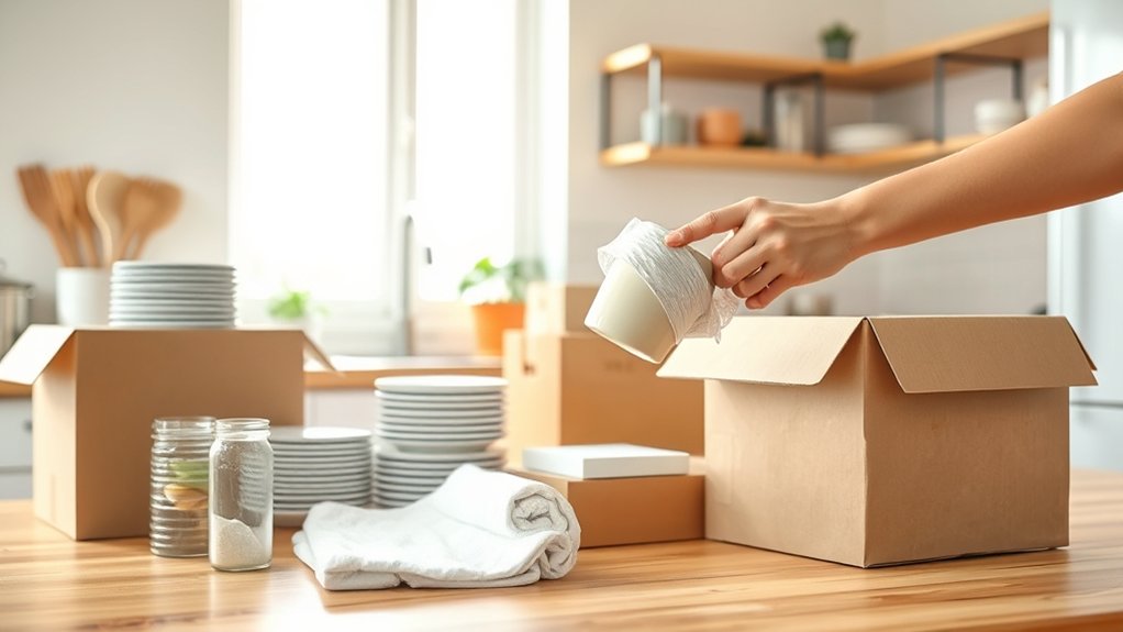 organize label protect pack