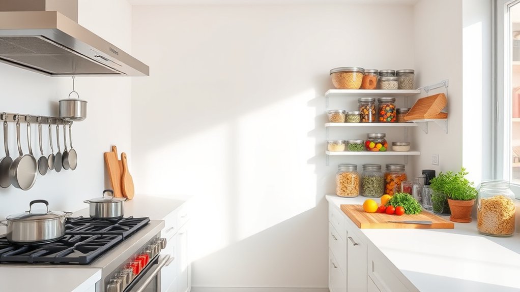 organized kitchen zones layout