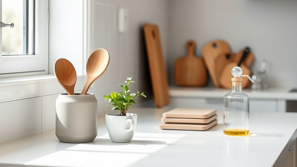 organized stylish kitchen essentials