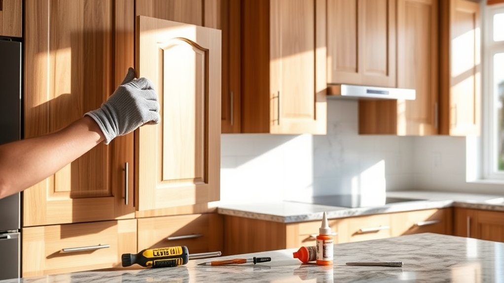 refacing cabinets in 7 steps