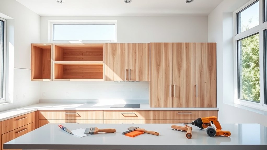 refinish cabinets with ease