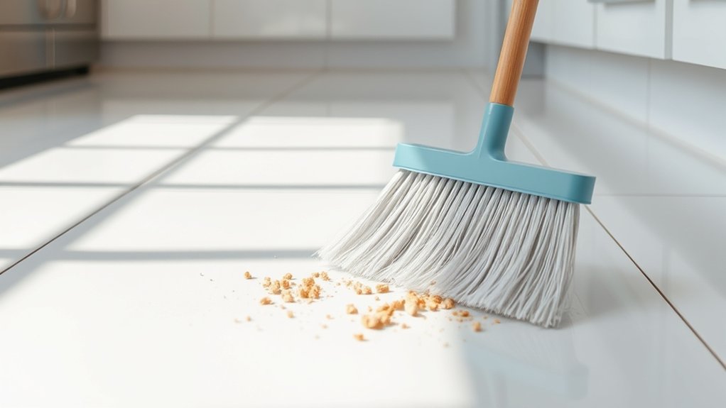 remove dirt before cleaning